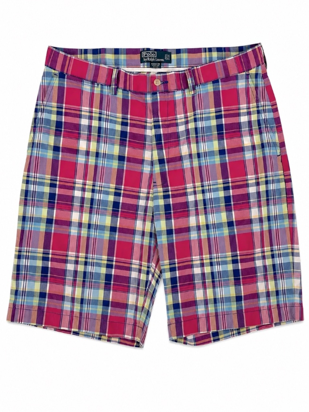 Polo Ralph Lauren Prospect Multicolor Plaid Shorts‎ Men’s 38
